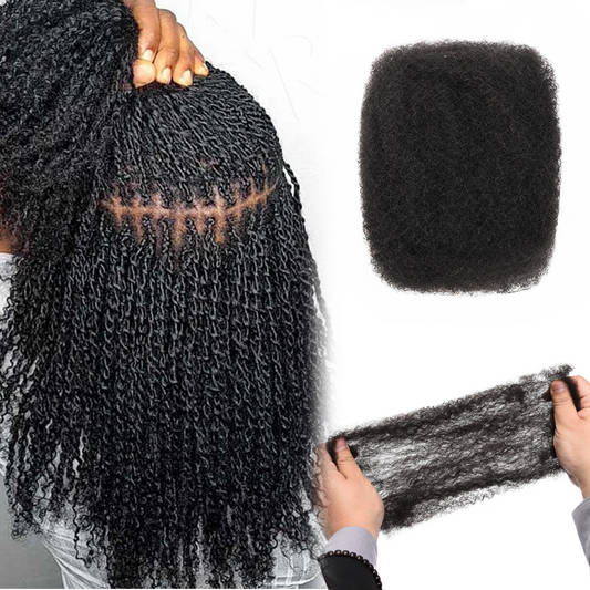 10 inches Brazilian Virgin Afro Kinky Bulk Human Hair for Dreadlock Twist Braiding Hair Extensions | 1B
