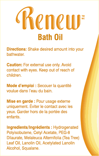 Melaleuca Renew Intensive Skin Therapy Bath Oil | 4oz